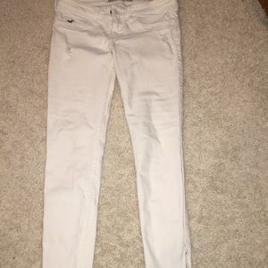 White Hollister jeans size 0